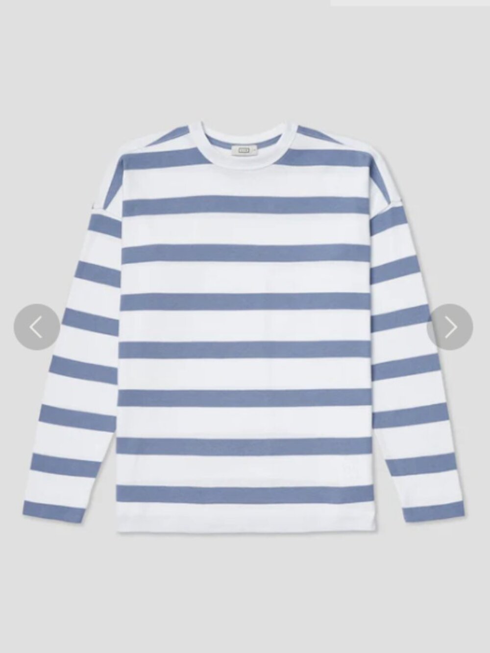 AYR Early Mornings Tee in Overcast Stripe